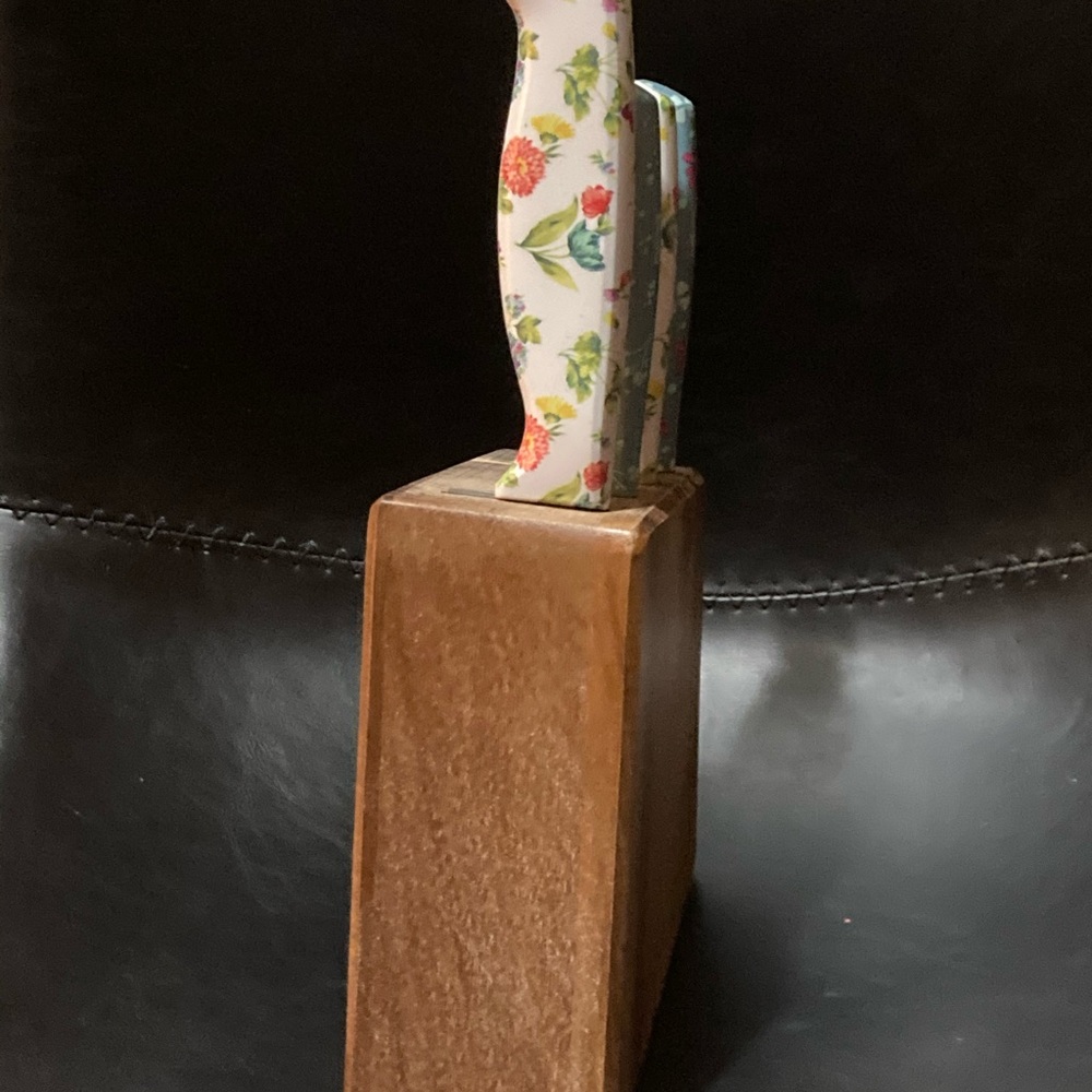 🔪Pioneer Woman Cutlery Set with Wooden Block 🔪 - Picture 11 of 11